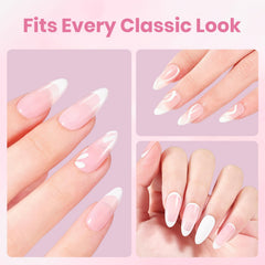 Beetles cloud white gel bottle angled to show label and smooth polish texture
