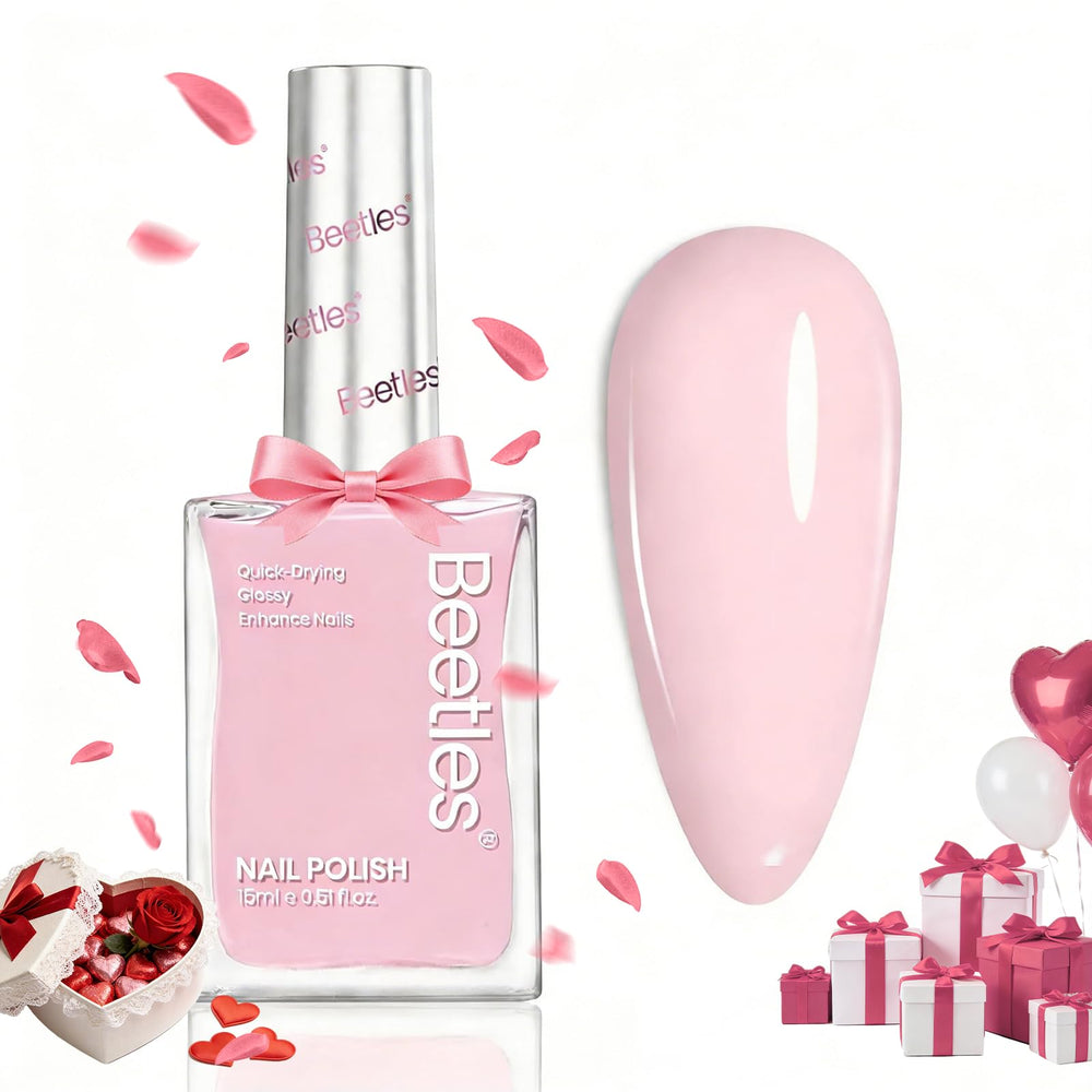 Beetles Cloudy Rose flatlay with accessories showing gift-ready presentation benefit