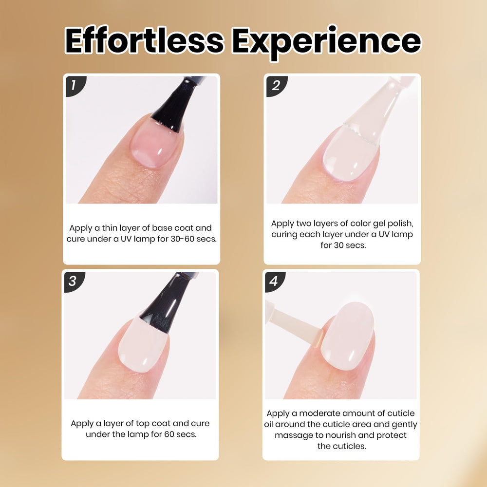 Beetles French tip detail on nail, crisp edges and salon polish result