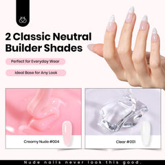 beetles cured nail extension displaying a defined C-curve and long-lasting strength