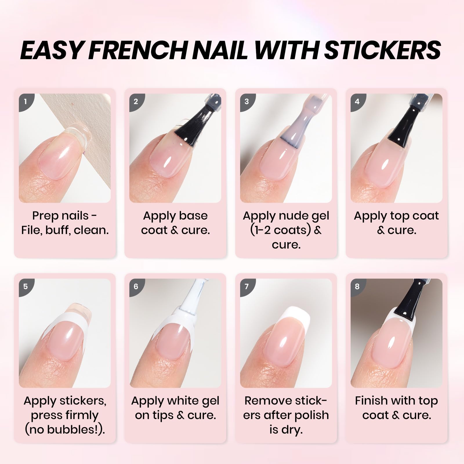 beetles cured nails with mirror shine showing long-lasting glossy salon finish