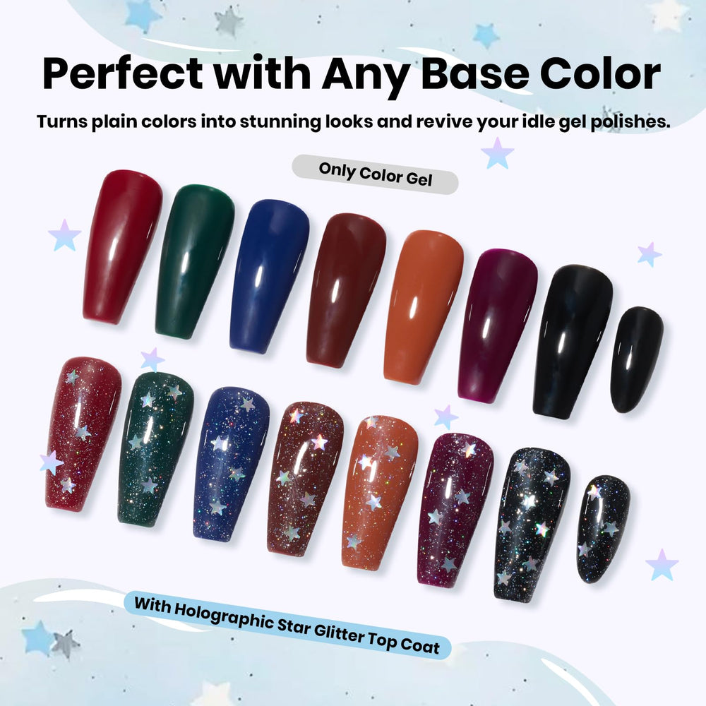 Beetles cured nails reflecting light and showing durable high gloss finish