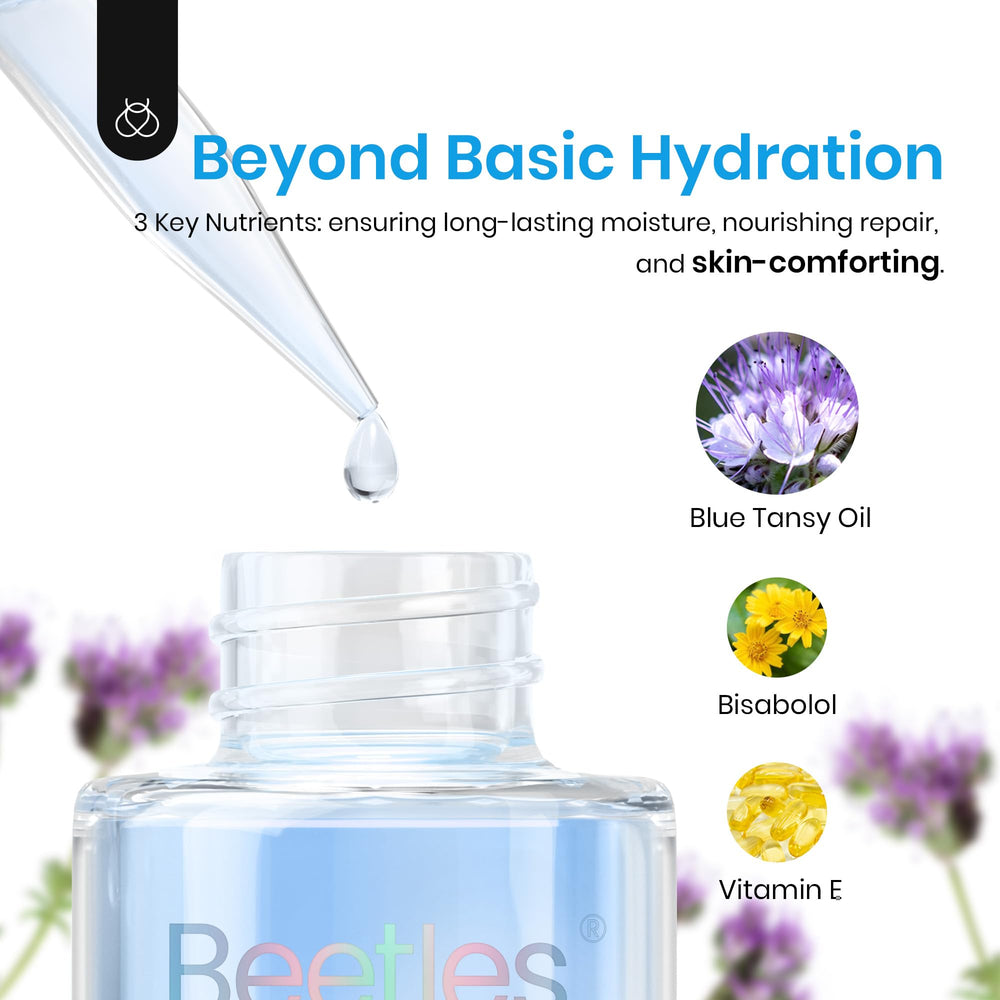 Beetles Cuticle Serum being massaged into cuticles demonstrating quick softening benefit