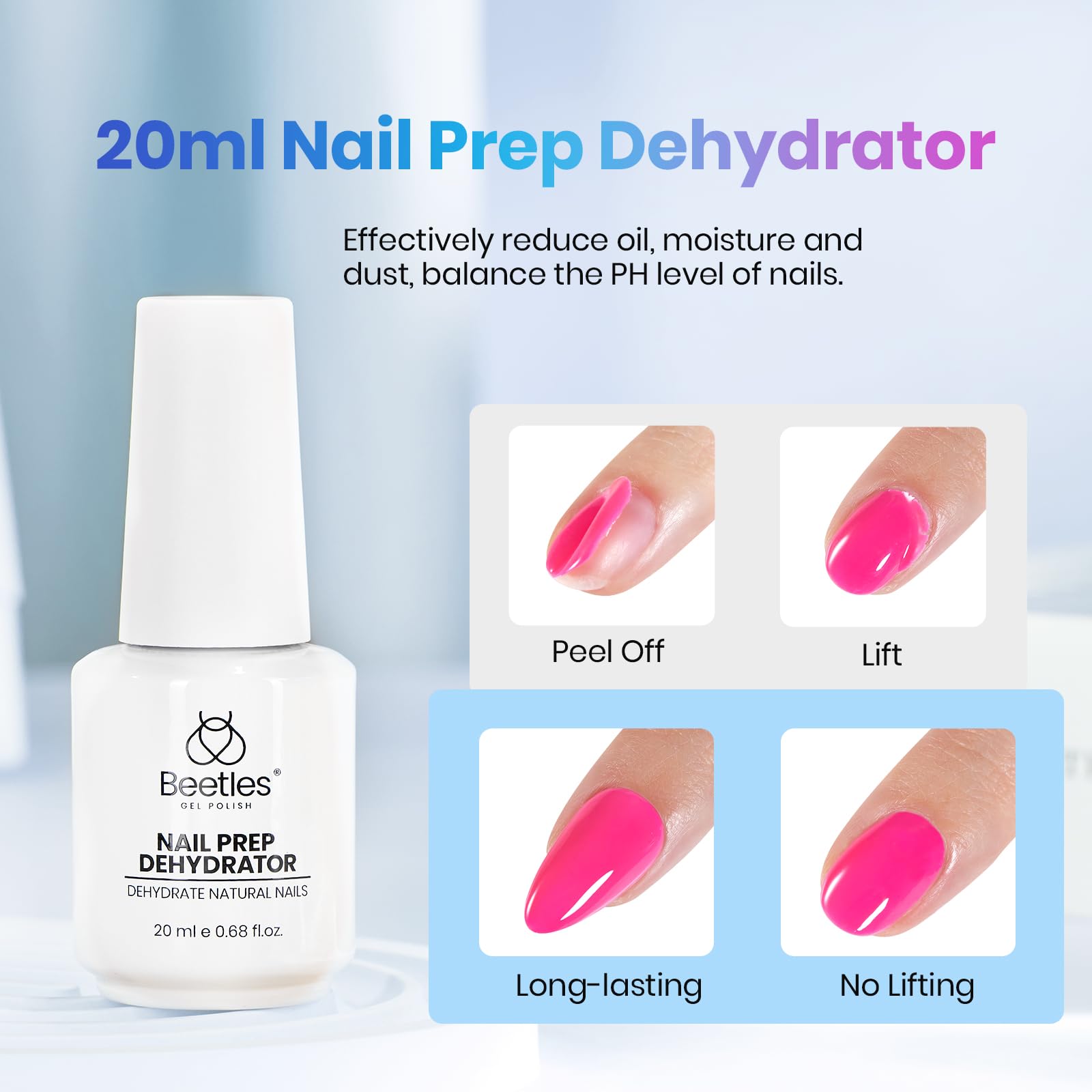 Beetles dehydrator precision brush closeup enabling accurate nail-edge prep