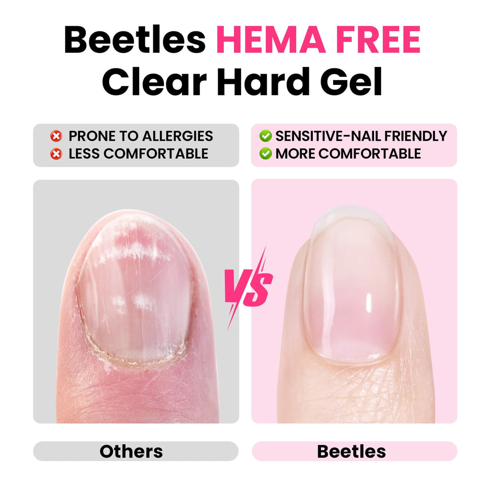 Beetles detachable flat brush detail for smooth, precise application