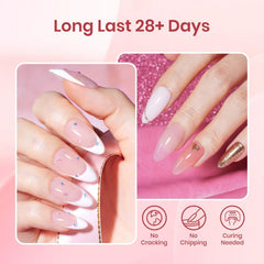 beetles dual nail molds and sizes displayed for consistent extension fit