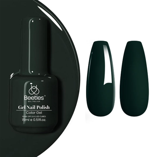 beetles Emma Emerald front bottle showing label and color for polished results