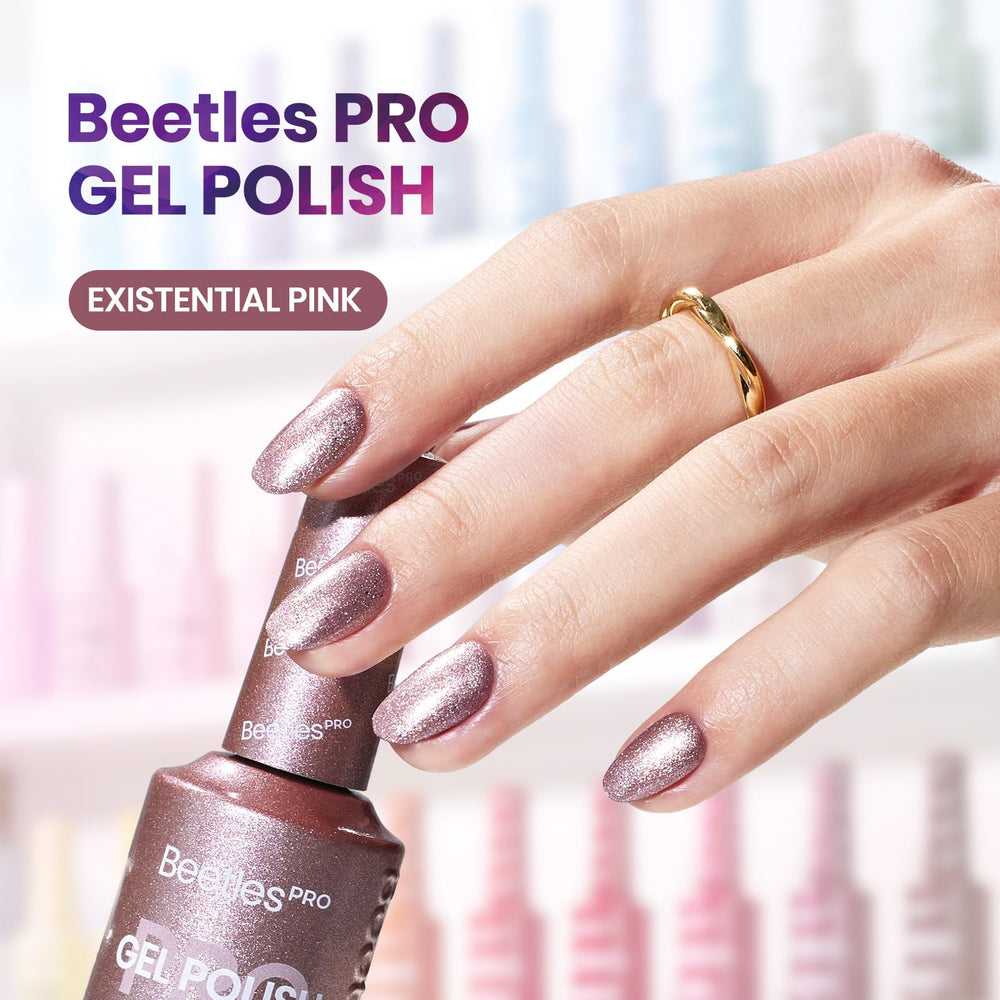 Beetles Gel Polish brush stroke demonstrating smooth self-leveling for flawless finish