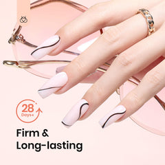 Beetles extensions in progress on nail molds for quick-build demonstration