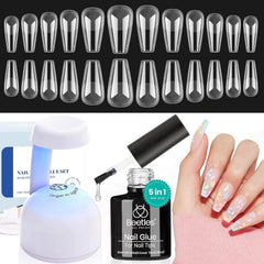 beetles finished manicure lifestyle shot showcasing salon-quality style