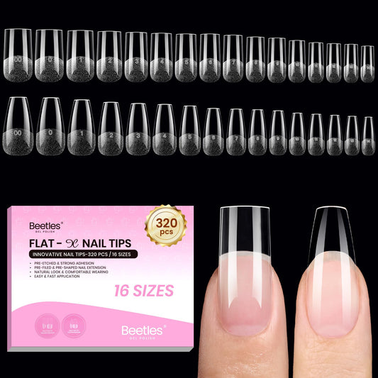beetles Flat-X front packaging showing full 320-piece kit and shapes for easy selection