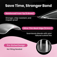 Beetles gel polish application on hand showing easy press-on attachment and clean finish