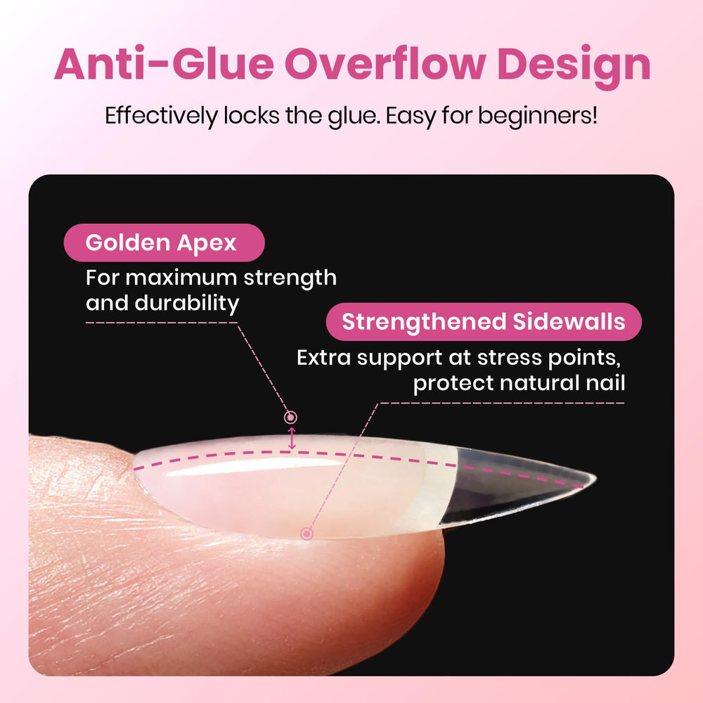 Beetles Flat-X lifestyle finish on hands demonstrating natural, salon-quality look
