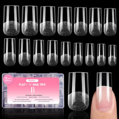 Beetles gel polish front packaging showing 320 clear tips and sizes, convenient storage