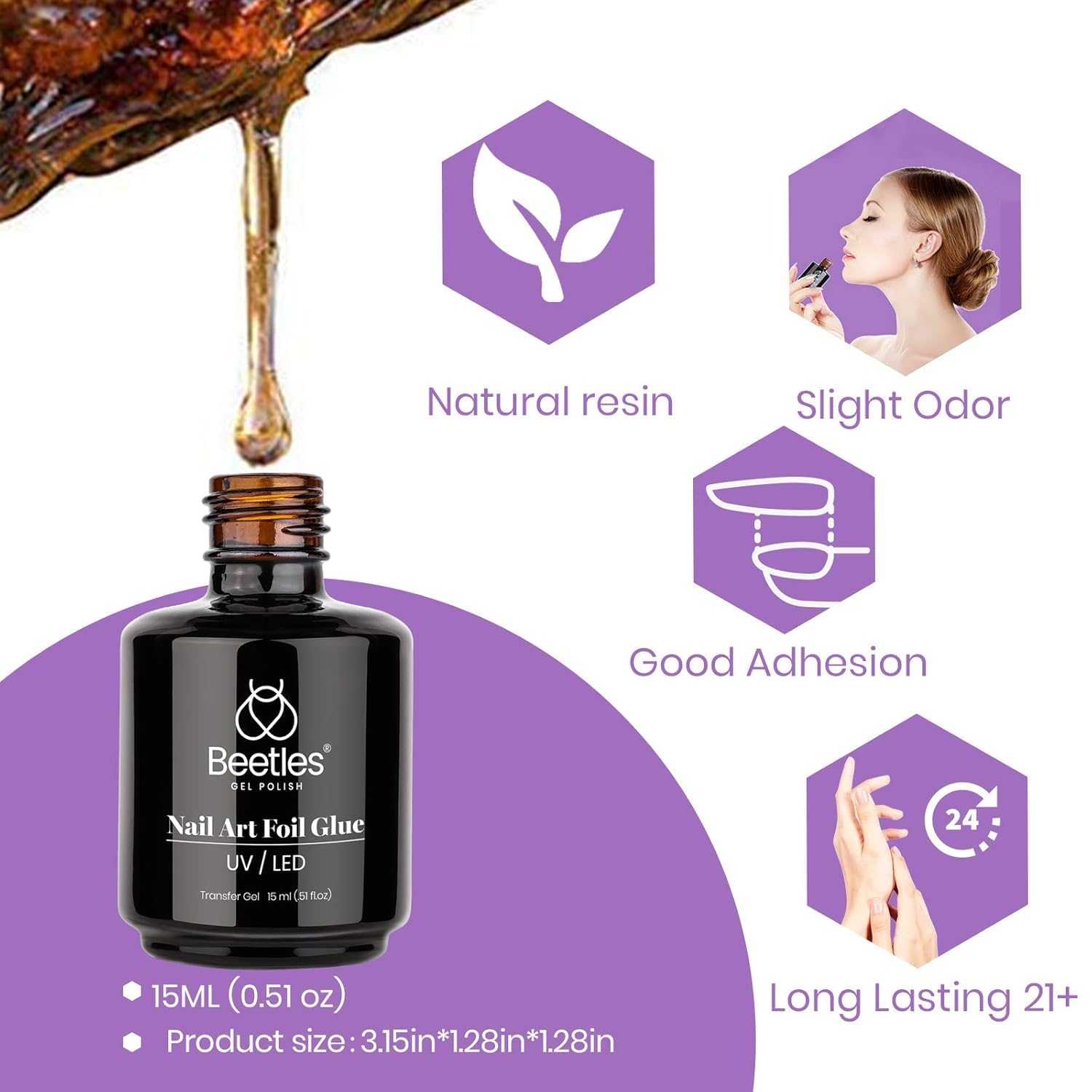 Beetles Gel Polish used in salon-style setup illustrating professional results