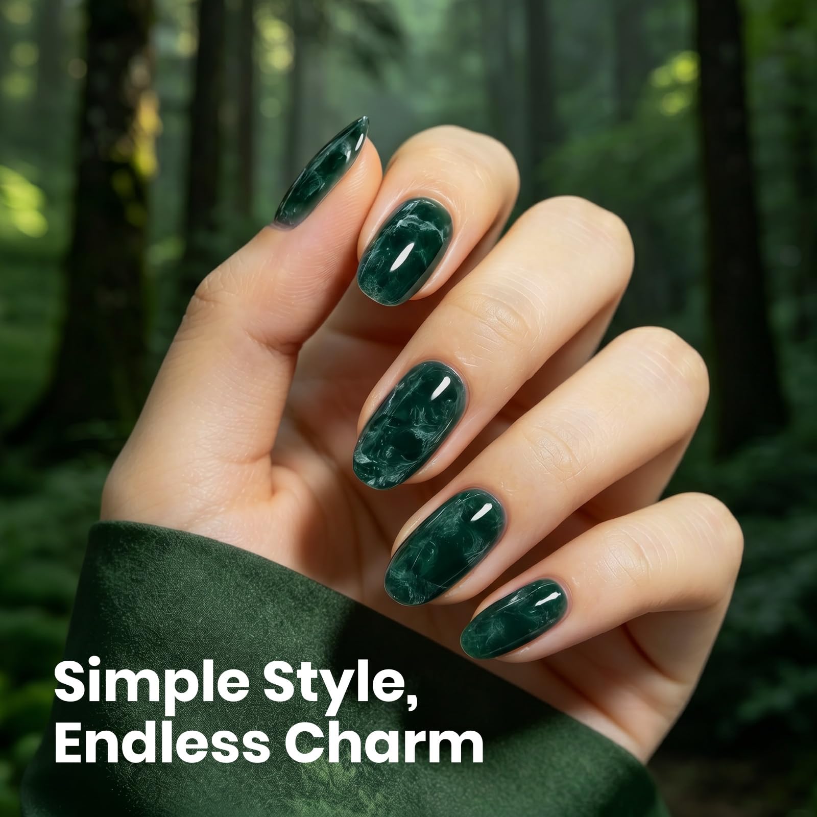 Beetles polish in salon scene showing professional application and cured shine