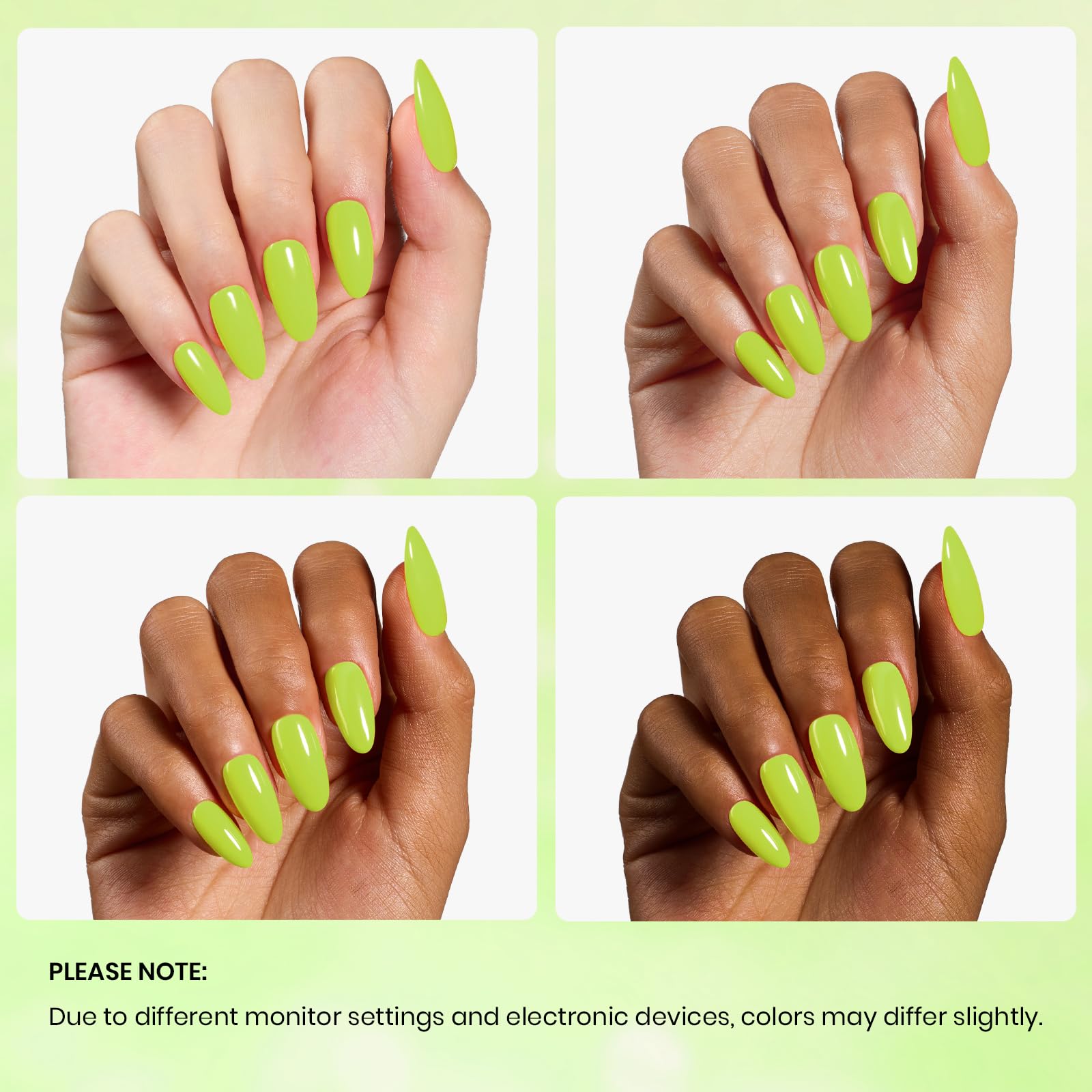 Beetles on hand model lifestyle shot showing summer nails and eye-catching style benefit