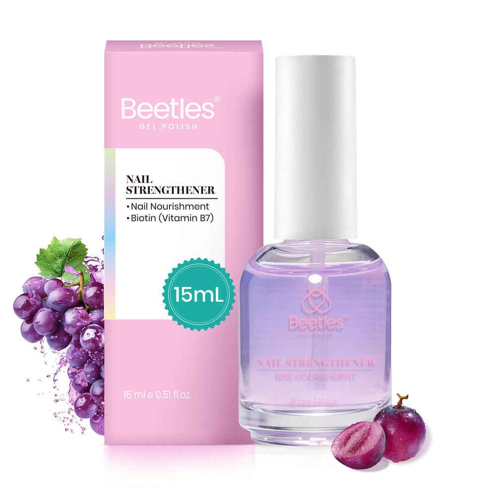 beetles front bottle grape strengthener showing compact 15ml size and polished look