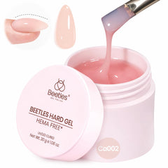 beetles jar front view showing jelly nude shade and professional packaging benefit
