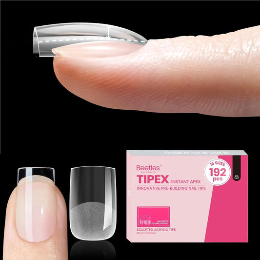Beetles Gel Polish front packaging showing 192 tips and brand clarity for easy selection