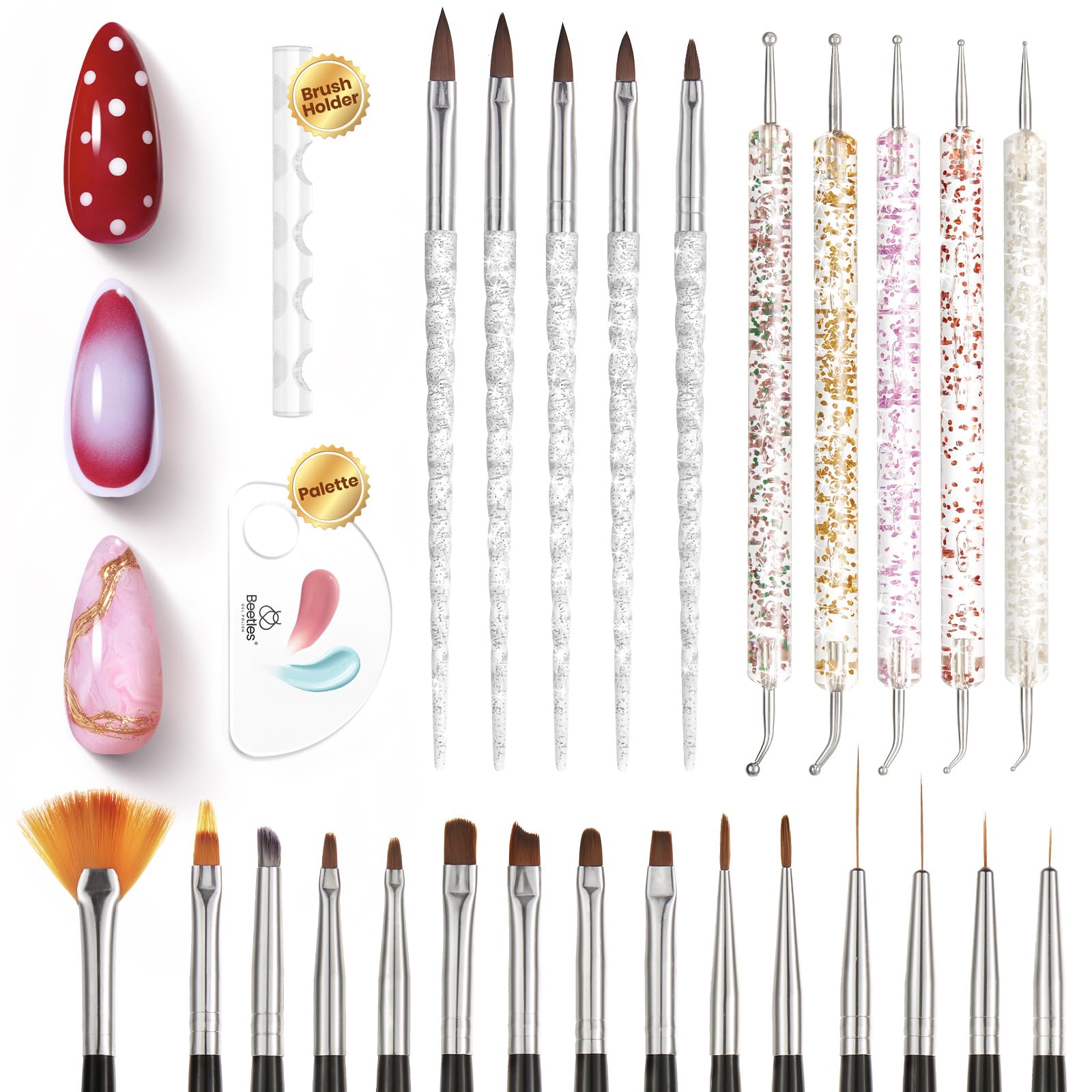beetles front packaging showing full 25-piece set and organized layout benefit clarity