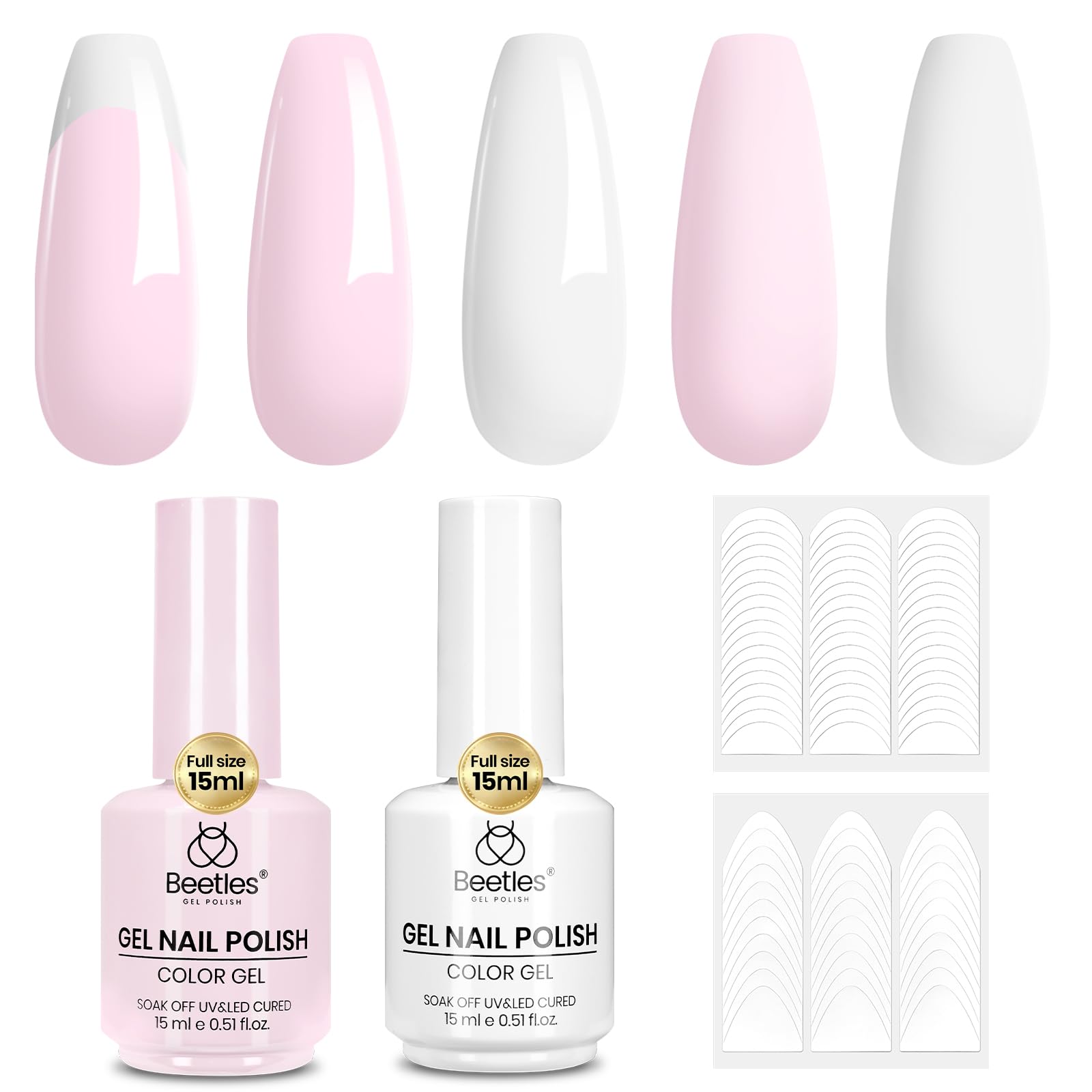 beetles front packaging showing kit contents and easy French tips