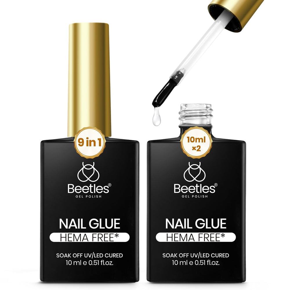 Beetles gel polish front packaging shows 9-in-1 multifunctional benefits