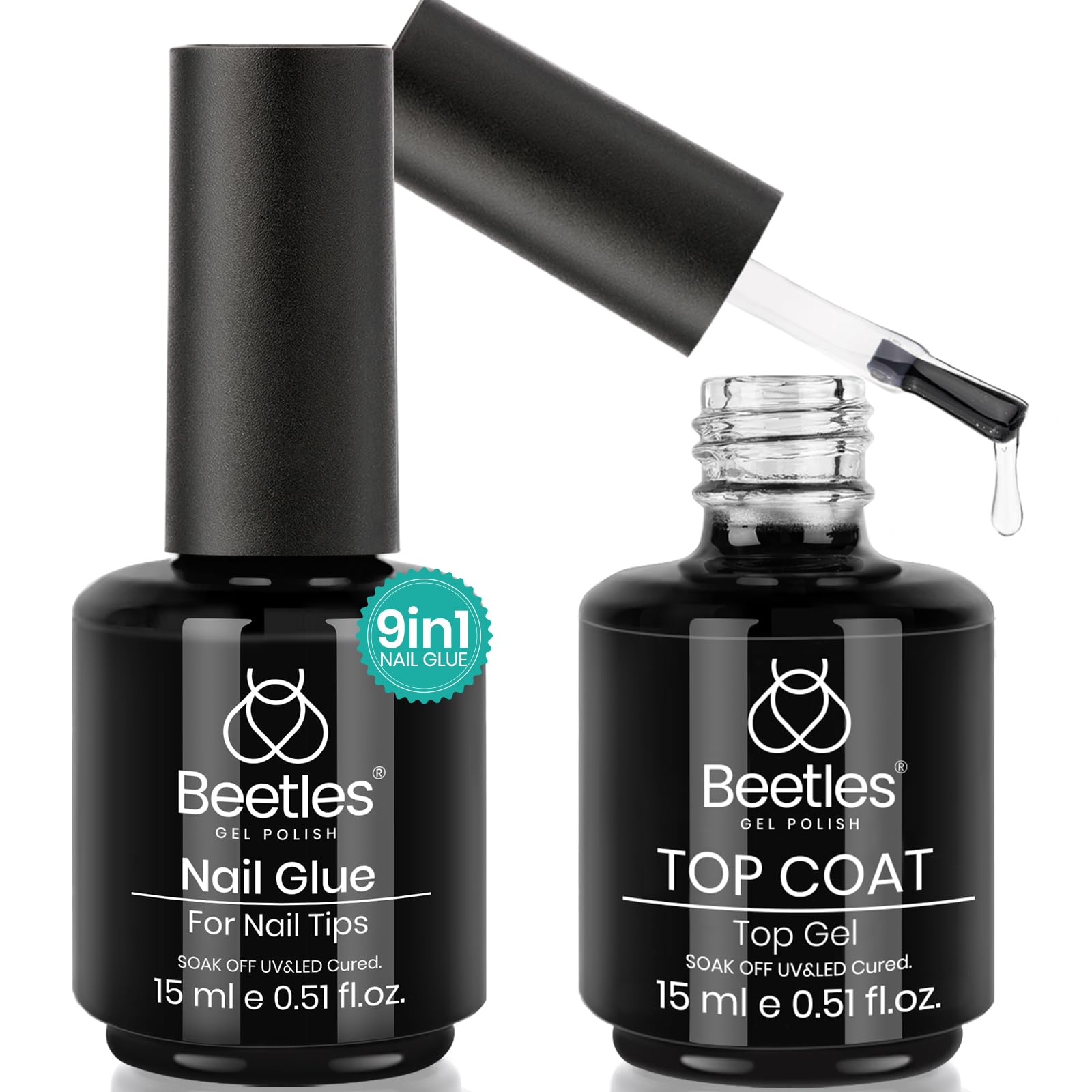 beetles front packaging showing kit and benefits for quick home manicures