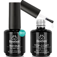beetles front packaging showing kit and benefits for quick home manicures