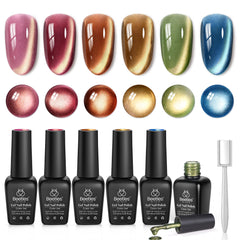 beetles front packaging showing six magnetic gel bottles and magnet