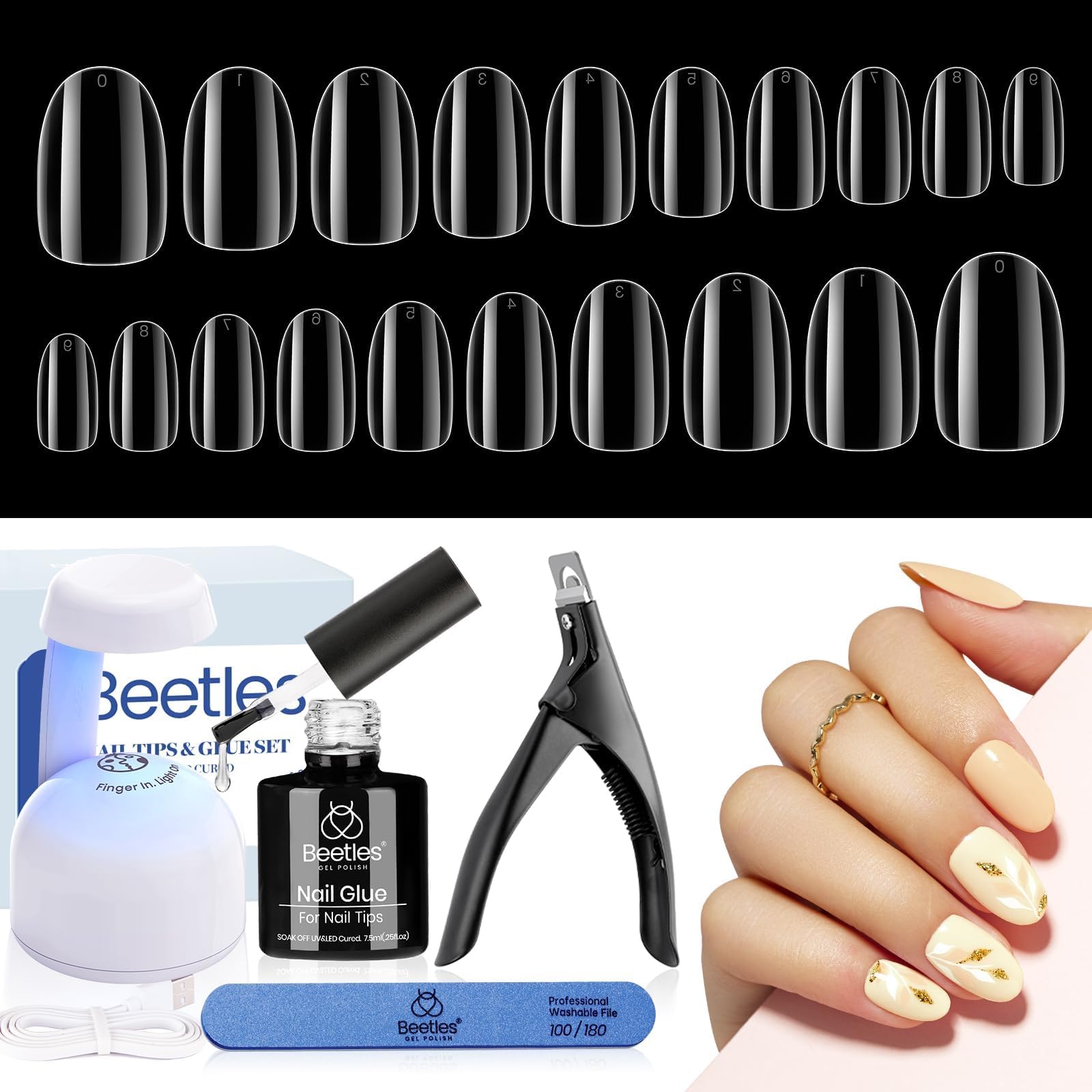 beetles front packaging showing full 5-in-1 kit and contents for quick setup