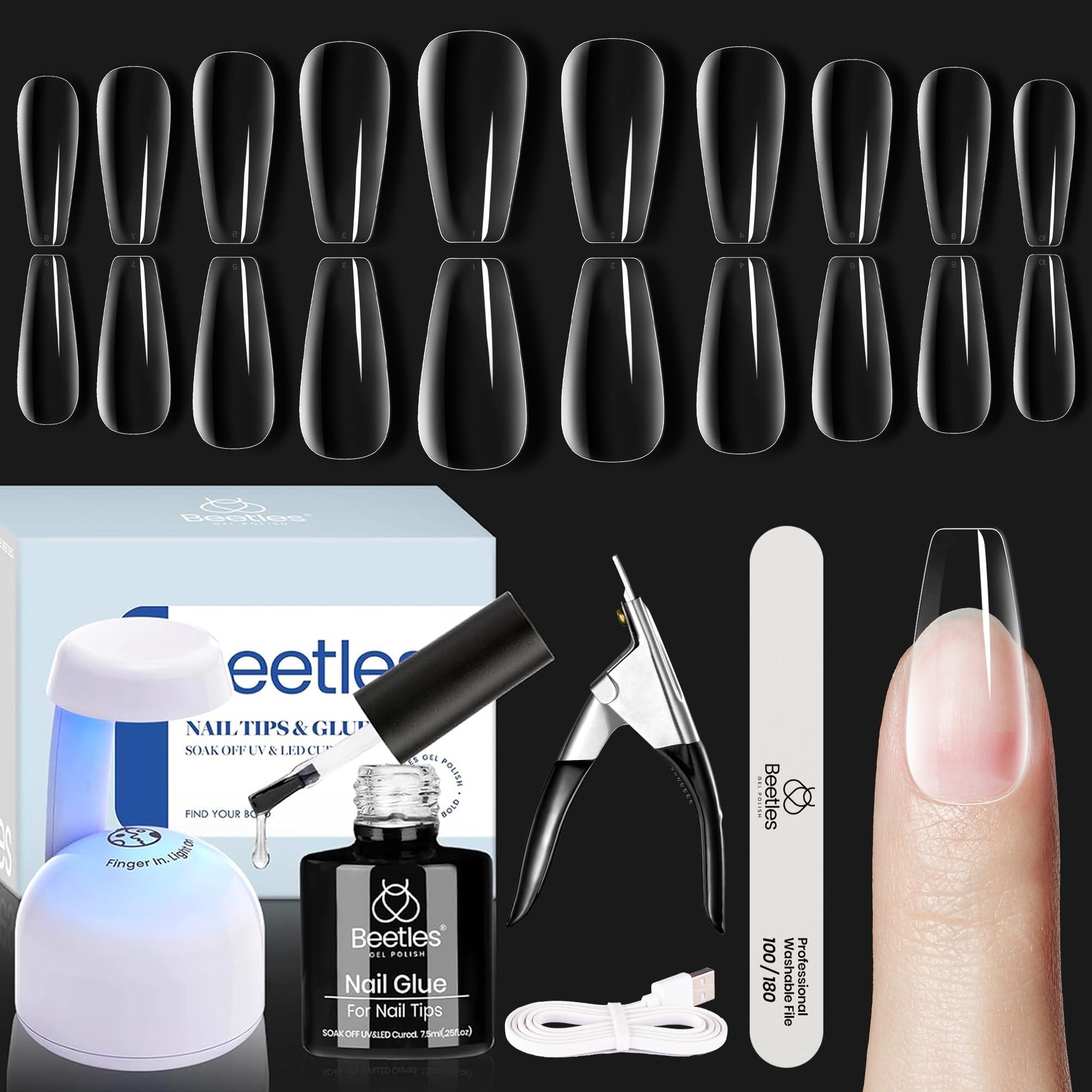 beetles front packaging showing full kit and organized components for quick setup