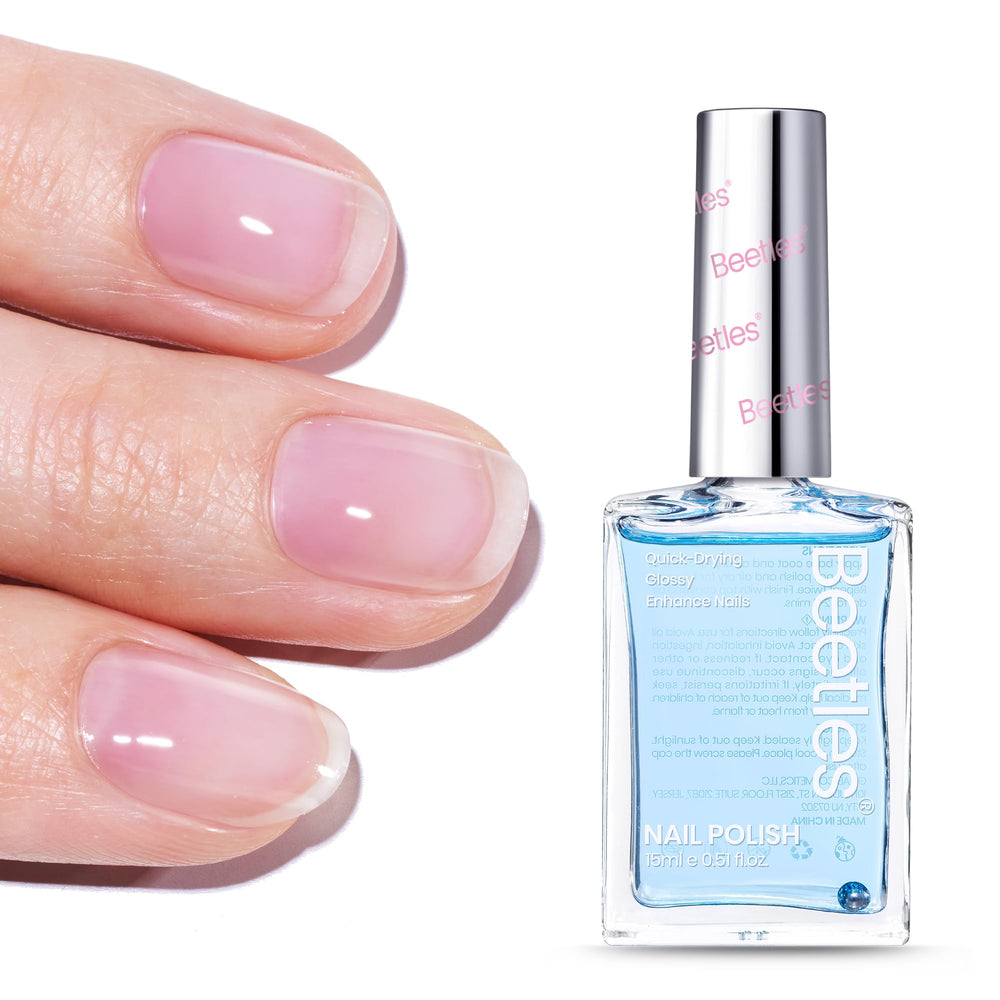 beetles gel polish front packaging showing oceanic blue color and benefits