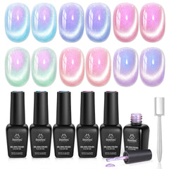 beetles front packaging showing six chameleon cat eye bottles and bold packaging benefit