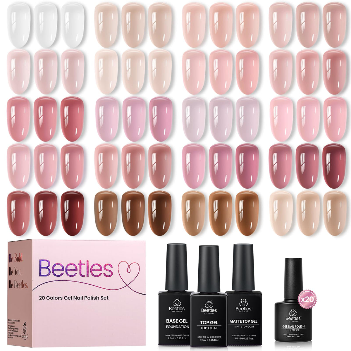 beetles front packaging showing complete 23-piece kit and contents