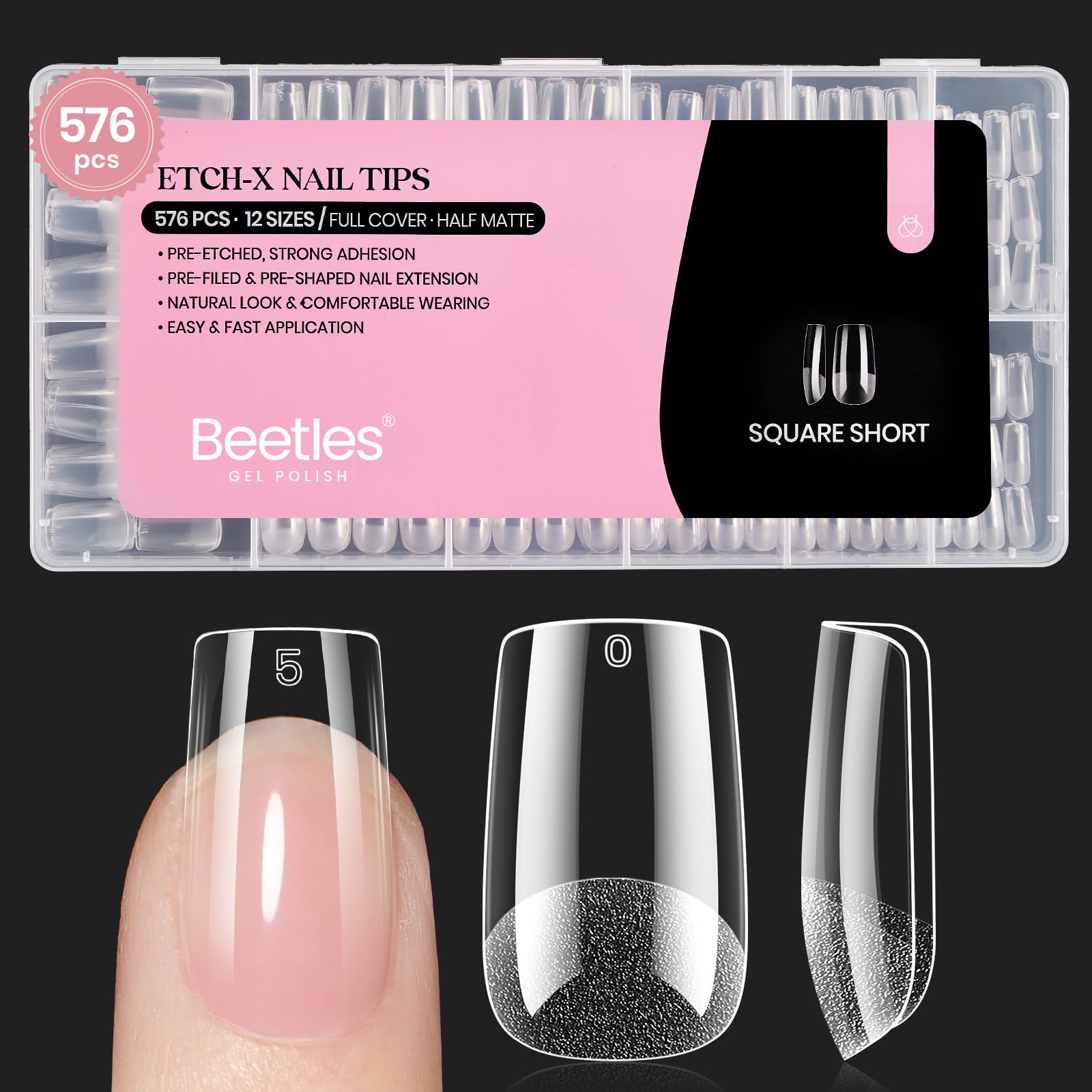 beetles front packaging displaying 576pcs and quick salon convenience