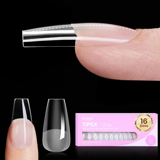 beetles front packaging showing tip set and benefit of quick salon look