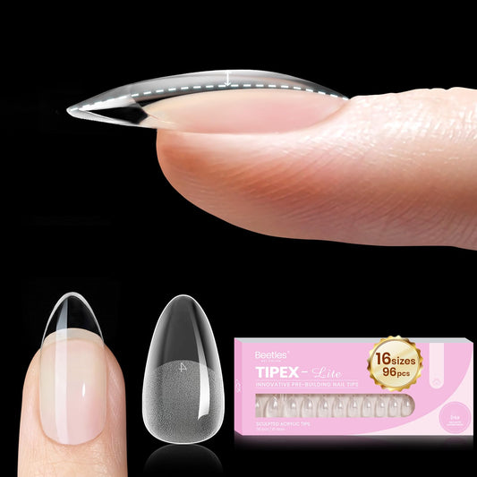beetles Gel Polish front packaging showing Tipex Lite tips for quick salon look