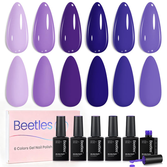 beetles front packaging showing seven purple-blue bottles and neat display benefit clear set presentation