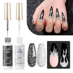 beetles front packaging showing both black and silver liners for easy selection