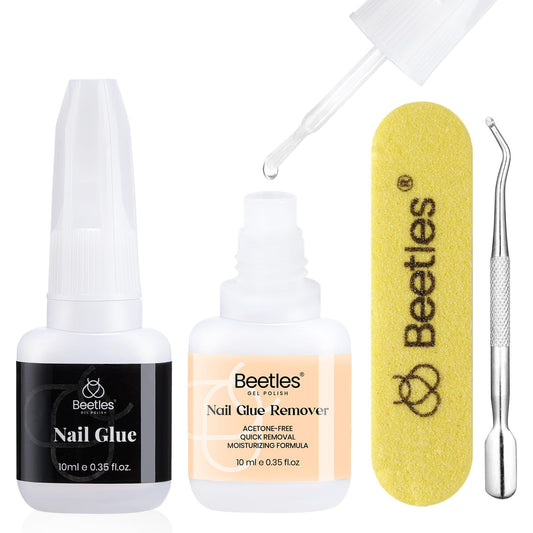 Beetles front packaging showing kit contents and strong hold benefit