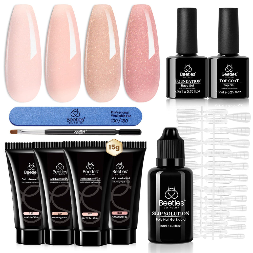 Beetles front packaging showing full kit for easy home or salon use