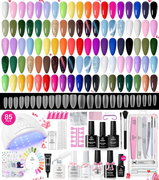 beetles front packaging showing whole 85-piece kit and organized case for convenience