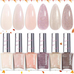 beetles front packaging showing six nude shades for versatile style