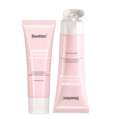 Beetles front tube showing label and compact travel size and ease