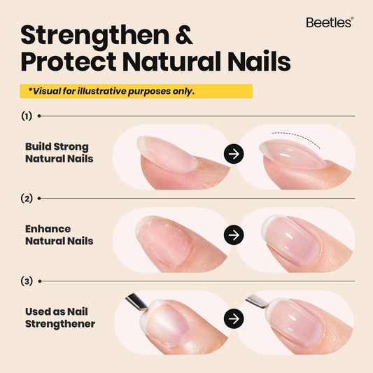 Beetles Gel Polish brush close-up demonstrating precise application and control