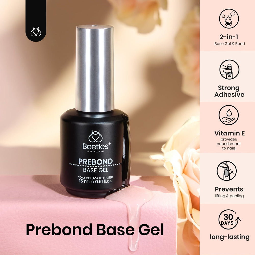 Beetles Gel Base close-up cap and label highlighting clear instructions benefit