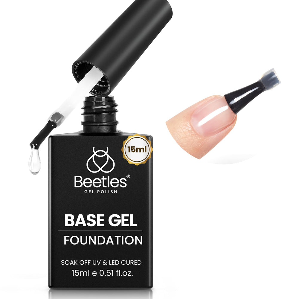 beetles Gel Polish bottle front view showing product and label benefits