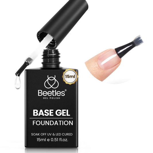 beetles Gel Polish bottle front view showing product and label benefits