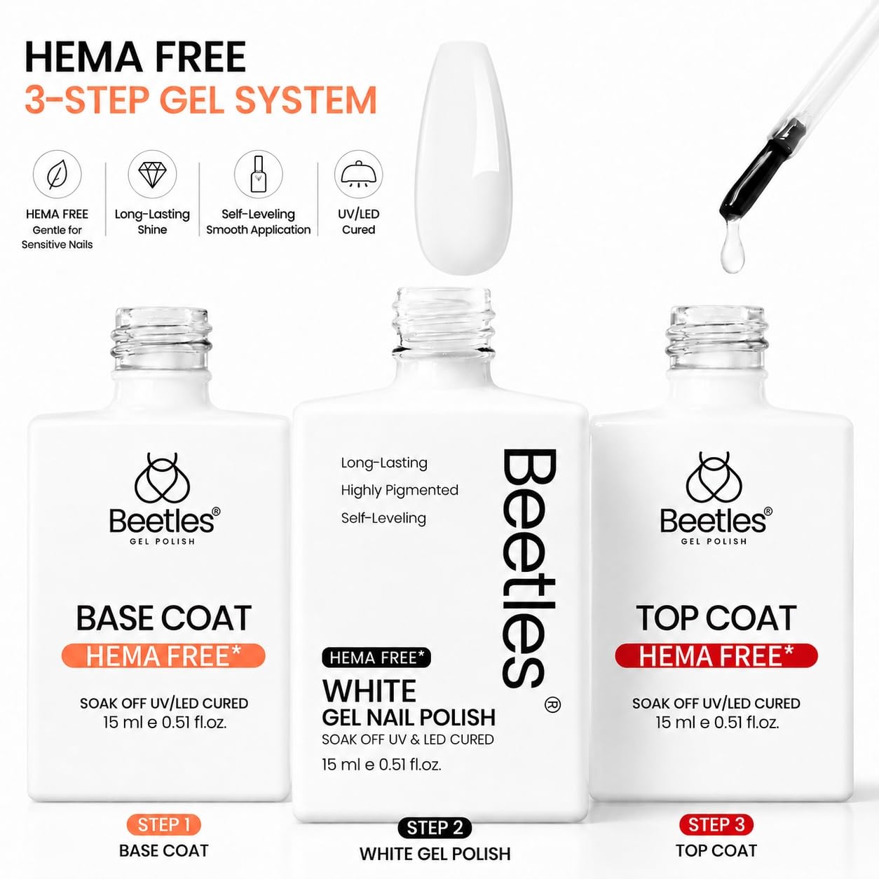 beetles base coat brush close-up showing smooth application benefit